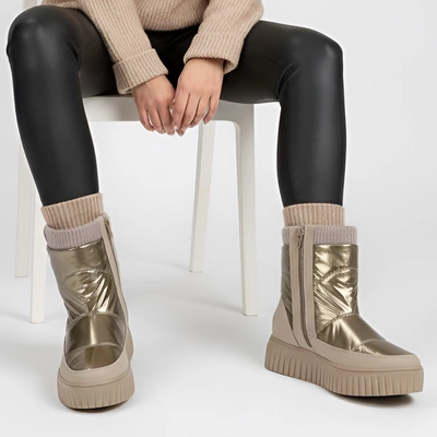 Cizme de Zăpadă MARCO TOZZI - 2-26414-45 344 Taupe Comb