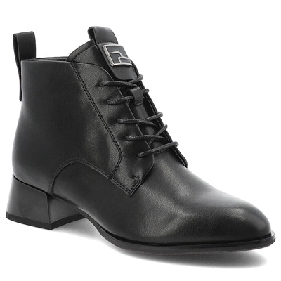 Botine VINCEZA - 66805 BK Czarny/Skóra