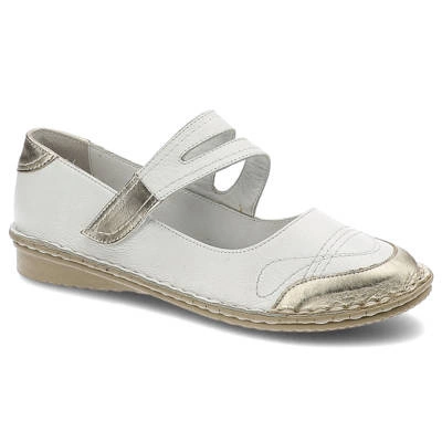 Pantofi LANQIER - 40C1221 White/Gold