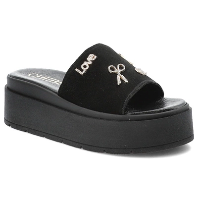 Șlapi CHEBELLO - 4600_-034-000-PSK-S370 Czarny