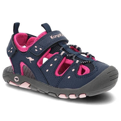 Sandale KANGAROOS - 18731 000 4294 K-Trek Dk Navy/Fandango Pink