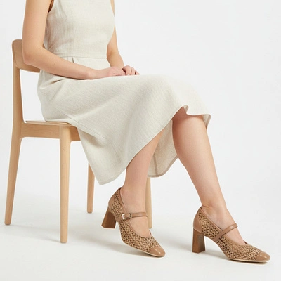 Pantofi Cu Toc HISPANITAS - RHV264609 Soho-V26 Almond Marrakech-V26 Desert