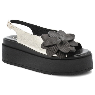 Sandale CHEBELLO - 4645_-046-000-PSK-S370 Złoty/Czarny