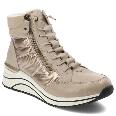 Botine REMONTE - D0T72-60 Beige Combination