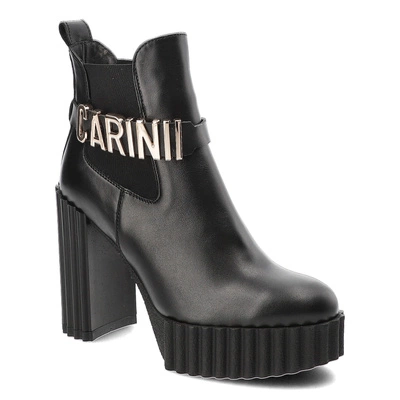 Botine CARINII - B9785_-E50-000-000-F10 Czarny