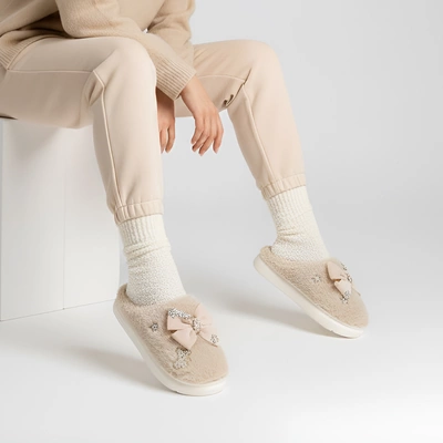 Papuci de Casă FILIPPO - DK7480/25 BE Beżowy