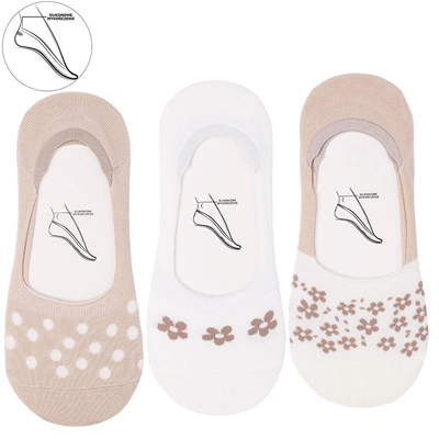 Balerine MORAJ 3 Pary - CDB200-398 Mix Kolor