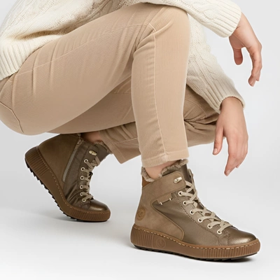 Ghete de Iarnă RIEKER - Z6614-90 Bronze