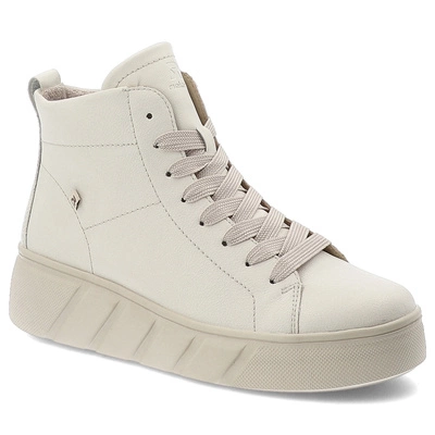 Botine RIEKER - W2661-80 White
