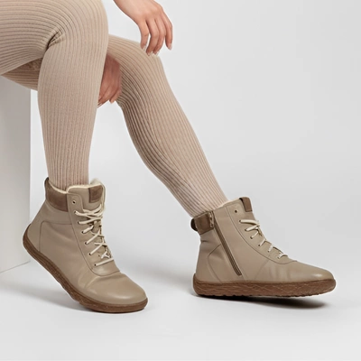 Ghete de Iarnă Barefoot WASAK - 0768 Latte Groszek