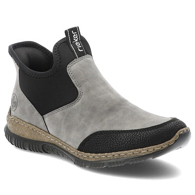 Botine RIEKER - N3280-42 Grey Combination