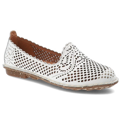 Jumătăți de Pantofi RAVINI - 101 170-1 White 05