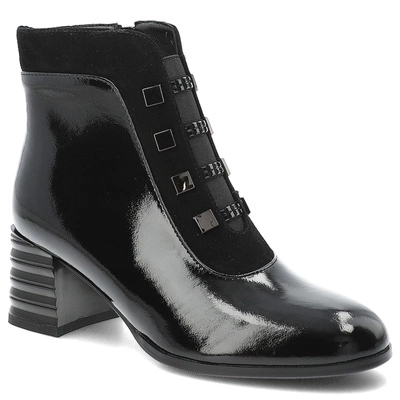 Botine S.BARSKI - MR52-144 Black