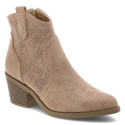 Botine de cowboy S.BARSKI - HY51-061 Beige