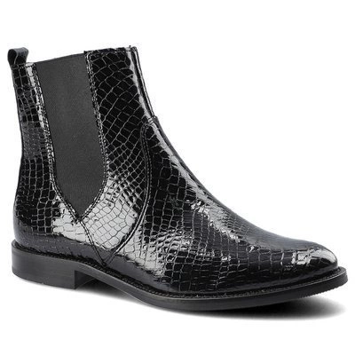 Botine DWUNASTY SHOES - 7420 Negri Kroko 2