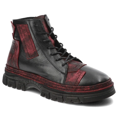 Botine RAVINI - VT20 Black-Red