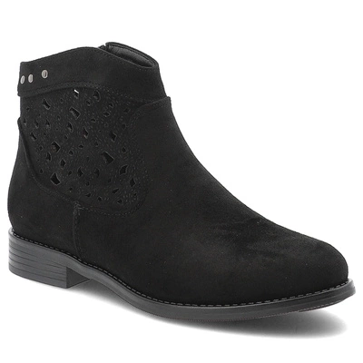 Botine S.BARSKI - HY51-113 Black