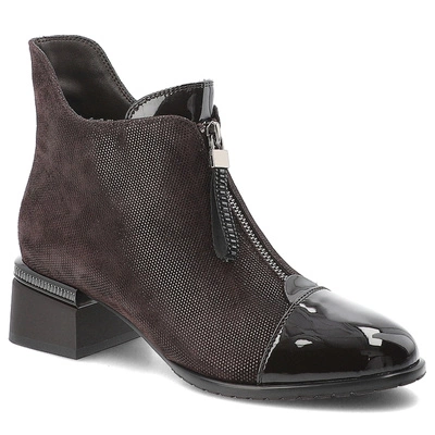 Botine S.BARSKI - CR52-700 Coffee