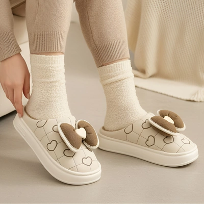 Papuci de Casă FILIPPO - DK7482/25 BE Beżowy