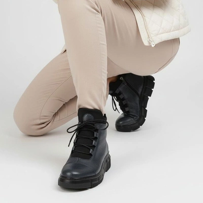 Botine ARMODO - 1519 Granatowy 3113