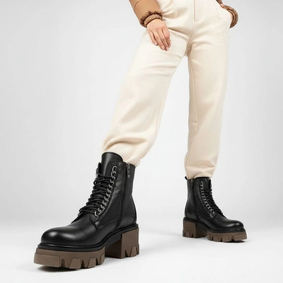 Botine ARMODO - 60376 V.Czarny+Sr.