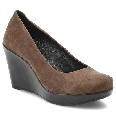 Pantofi Cu Toc KARINO - 1224/015-P Cervo/Welur