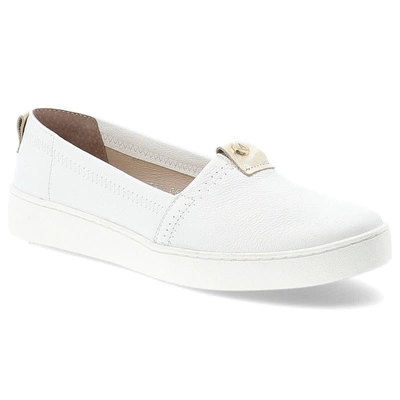 Jumătăți de Pantofi ARMODO - 5-1739-006 Biały Verona/Złoto