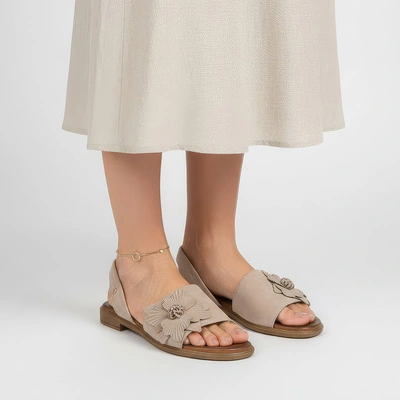 Sandale ARMODO - 40471 Zamsz Beż