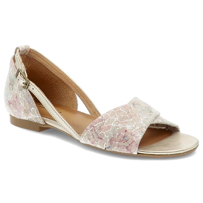 Sandale MACIEJKA - 04614-22/00-5 Beż Kwiatki