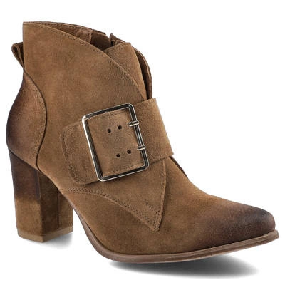 Botine EXQUISITE - 1265 Koniak Suede