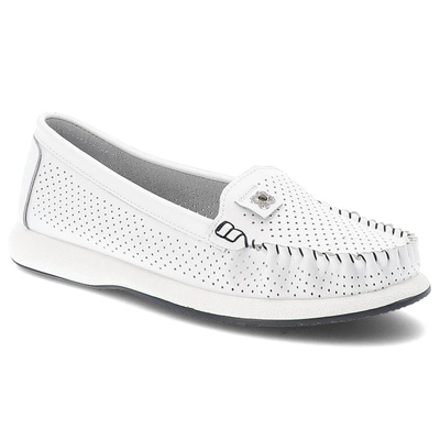 Mocasini S.BARSKI - LR51-673 White/Navy