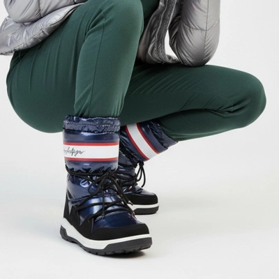 Cizme de zăpadă TOMMY HILFIGER - T3A6-32436-1485800-Snow Boot Blue 800