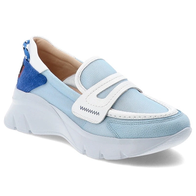 Jumătăți de Pantofi HISPANITAS - HV254001 Cervo-V25 Celeste Mesh-V25 Celeste