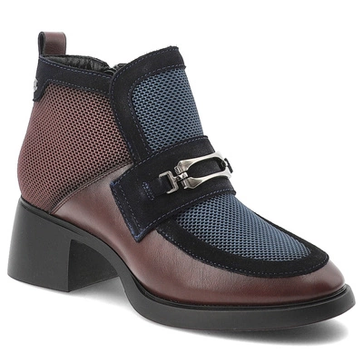 Botine MACIEJKA - A6747-23/00-8 Bordo