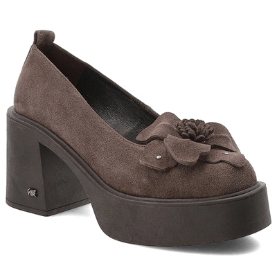 Jumătăți de Pantofi KARINO - 5771/015-P Brąz/Welur