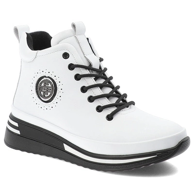 Botine FILIPPO - DBT4215/25 WH Biały