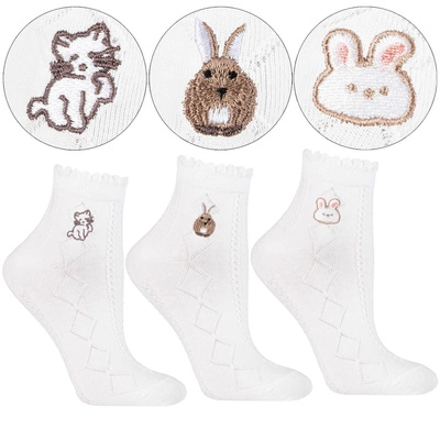 Șosete MORAJ 3 Pary - CSL200-146 White