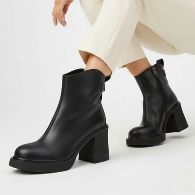 Botine CAMBELL - 25-98301BK Czarny