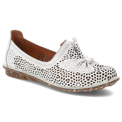 Balerine RAVINI - 101 148-1 Biały 05