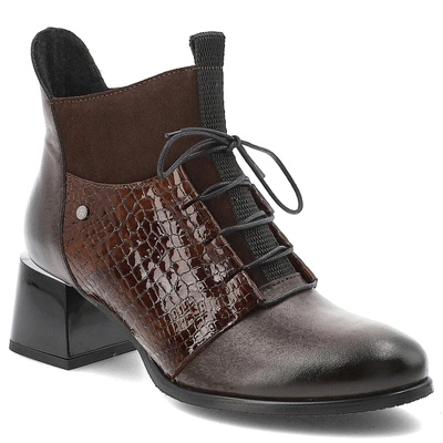 Botine ARMODO - 60503 S.Czekolada+Matrix+W