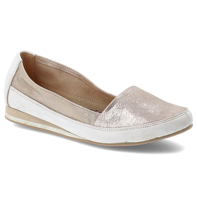 Mocasini DAMISS - DS 016 Złoty Perłowy