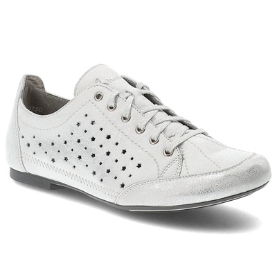 Jumătăți de Pantofi MACIEJKA - 0904-35/00-5 Srebrny Przecierany