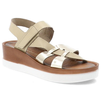 Sandale ARMODO - 40397 Bf.Beż+Bf.Złoto