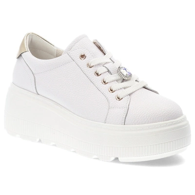 Adidași CAMBELL - 25-00638WH Biały