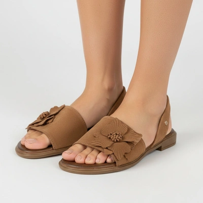 Sandale ARMODO - 40471 Zamsz Brąz