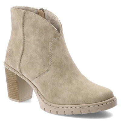 Botine RIEKER - Y2553-60 Beige