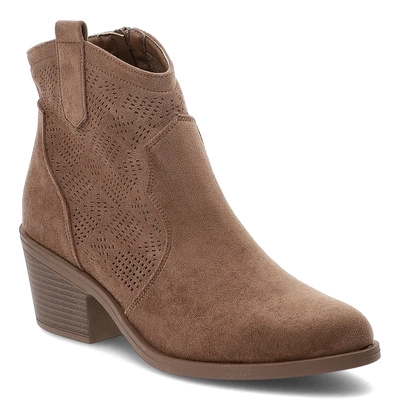 Botine S.BARSKI - HY52-537 Coffee
