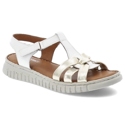 Sandale ARTIKER - 56C0854 Biały/Złoty