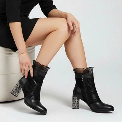 Botine S.BARSKI - MR52-140 Black