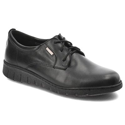 Pantofi Oxford ARMODO - 5-1694-002 Czarny Lico